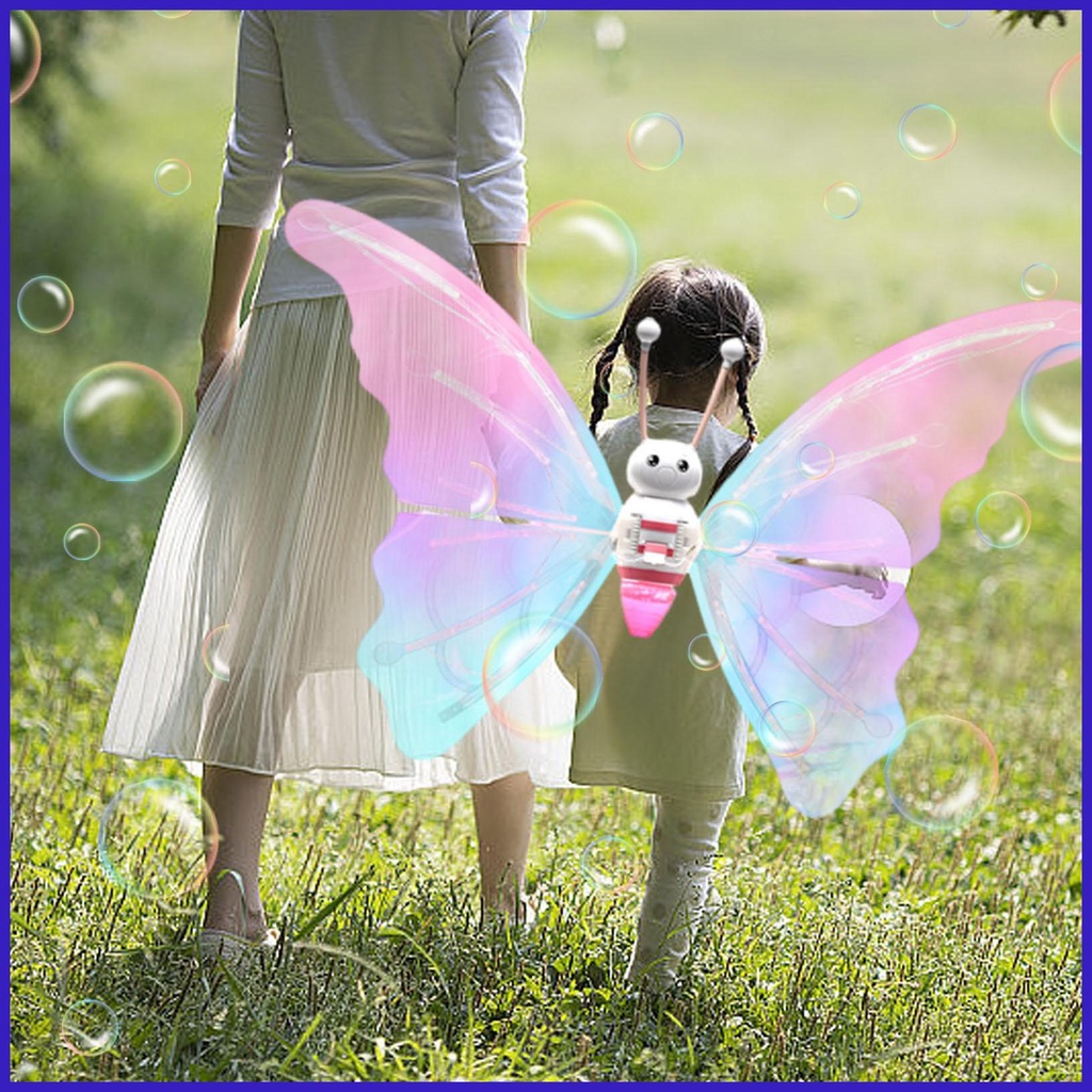 Fairy Wings Light up Fairy Wings Kids Portable Fairy Costume with