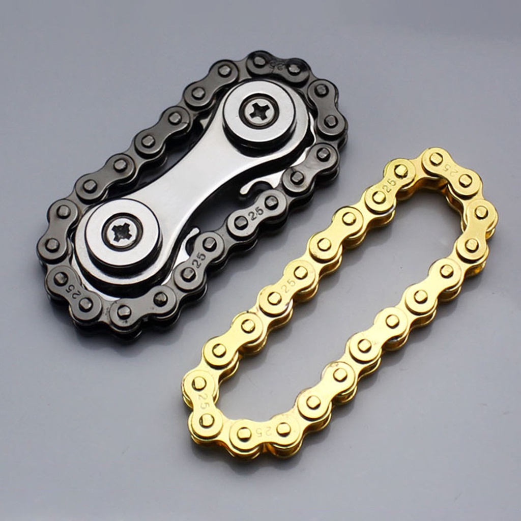 Bike Chain Gear Fidget Spinner Stainless Steel Premium Quality Gears