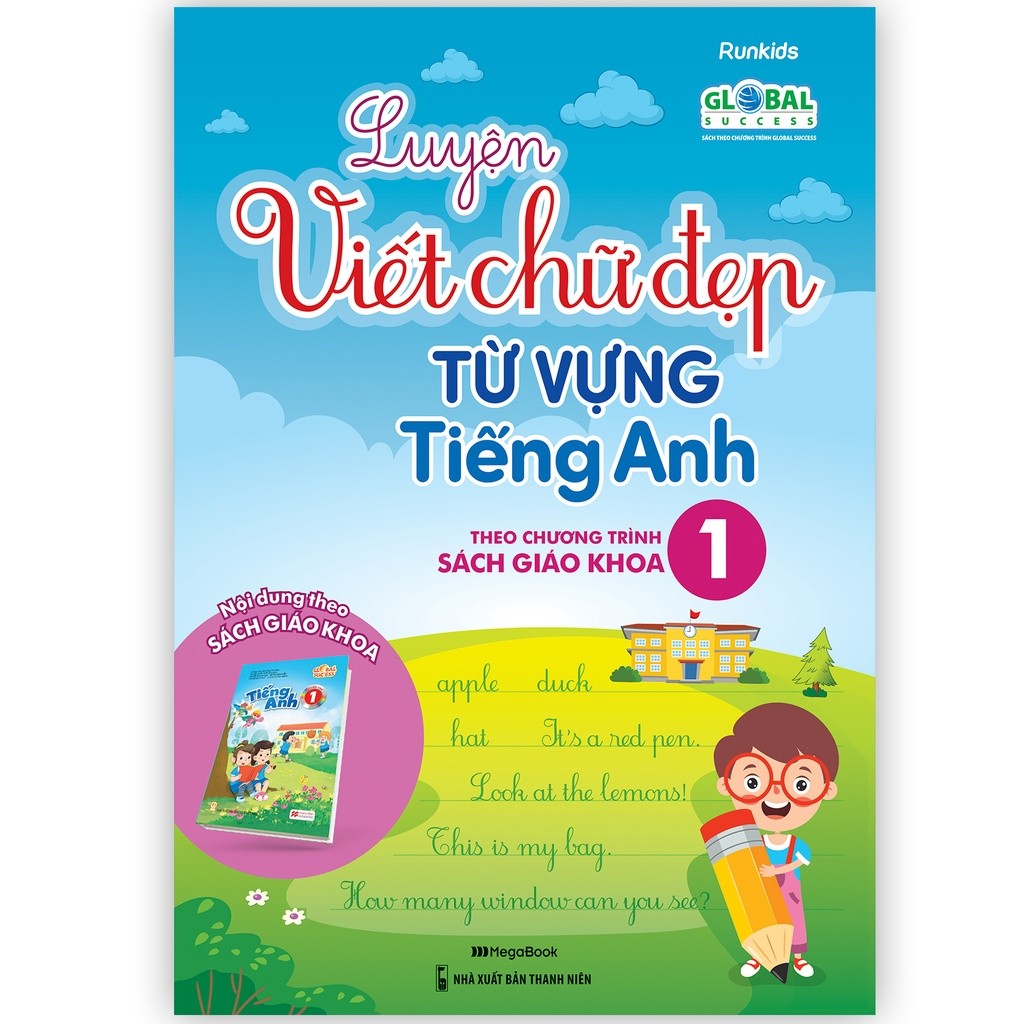 Book - Practice writing beautiful handwriting and English vocabulary ...