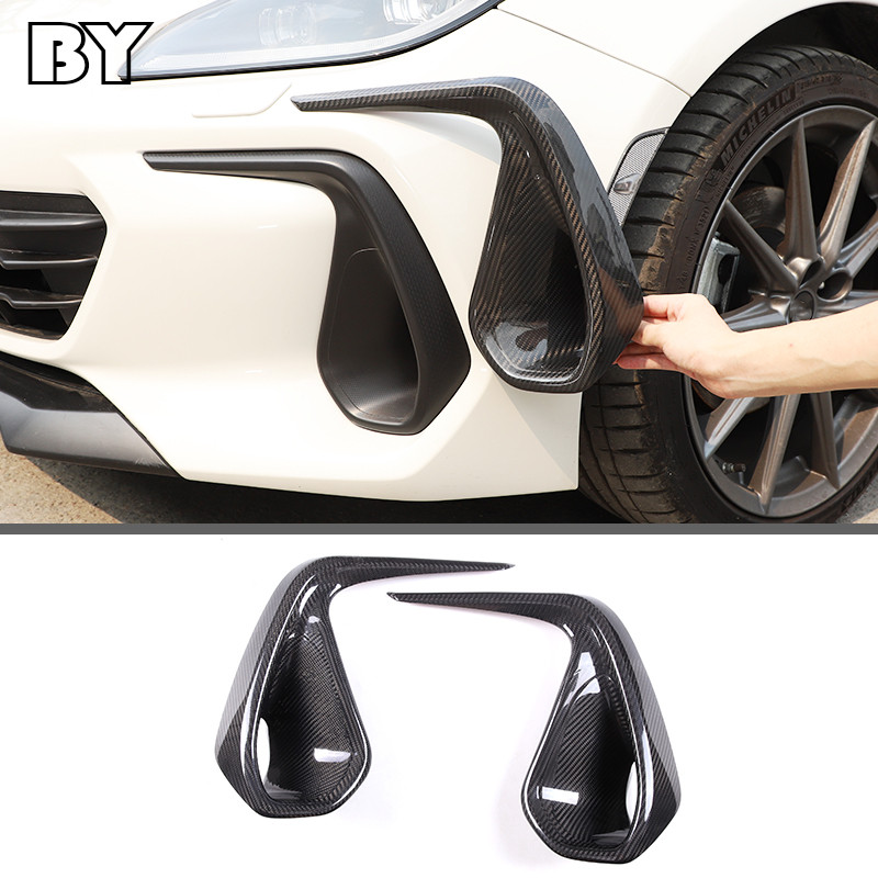 Real Carbon Fiber Bumper Vent Trim For BMW M3 G80/M4 G82 - Front Fender Air Vent Covers 2-PC Set