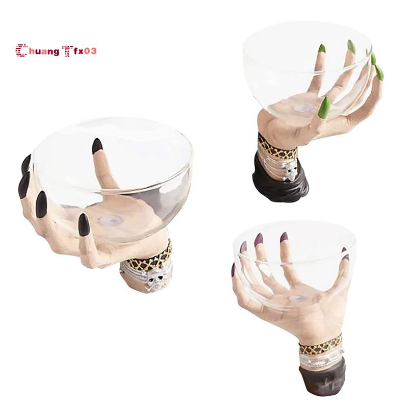 Halloween Candle Holders Decor Skeleton Hand Candle Holder Witch Hand