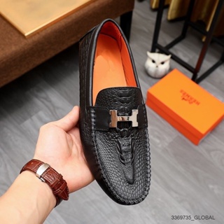 SUPER SALE Th Authentic Gucci Leather Men Shoes Waterproof Brand Kasut  lelaki Busess Men's Shoes