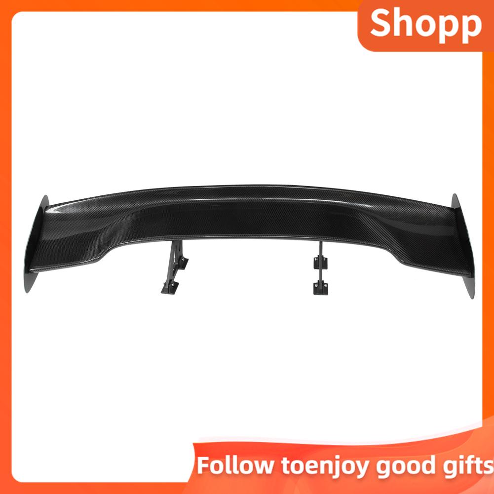 Shopp 3D Carbon Fiber Rear Trunk Spoiler Tail Wing for GT Style Glossy