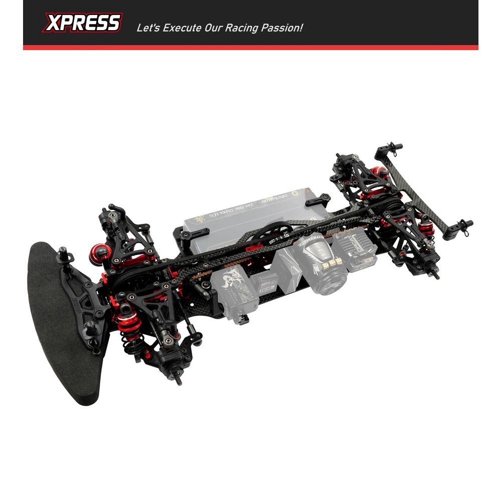 Xpress XP-90040 Execute XQ11 1/10 Competition Mid Mount Touring Car Kit ...