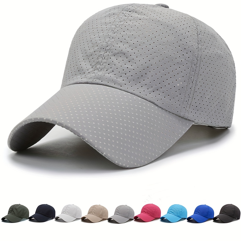 RoxCober 1Pcs Summer Women Men Mesh Breathable Baseball Cap Outdoor