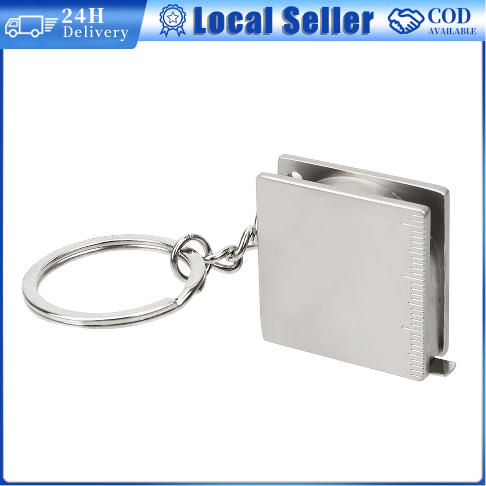 Retractable Tension Ruler Key Ring Bag Pendant portable Multipurpose ...
