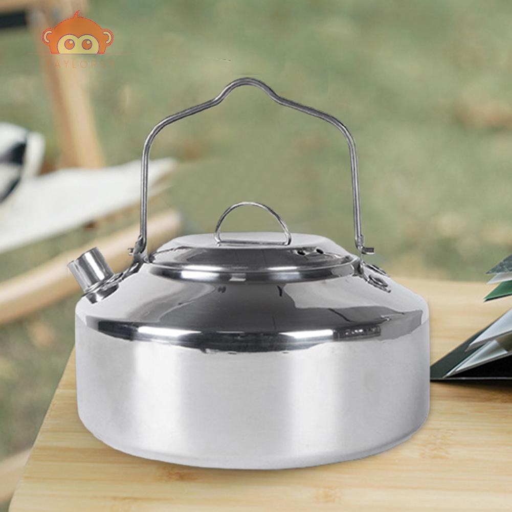 AU Portable Camping Teapot Stainless Steel Mini Boil Water Kettle