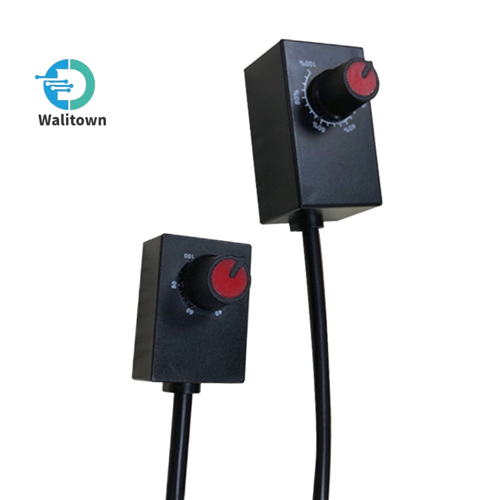 2 Dimmer LED DC 0/1-10V - Controller Rotativo PWM, Per Driver Dimmerabili, Regolazione 0-100%