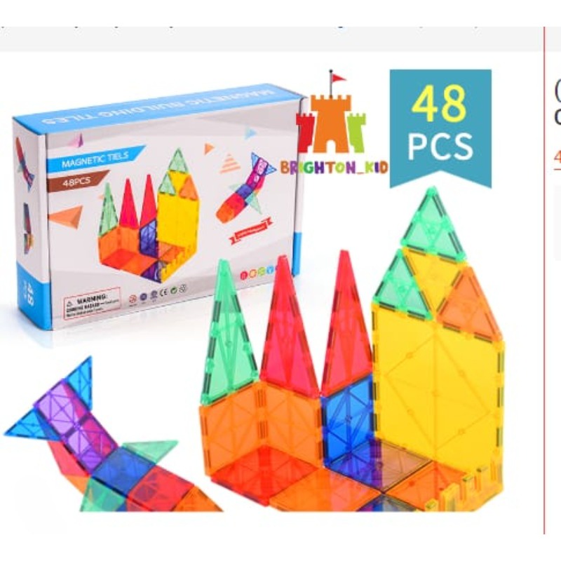 (AGE 3+) CHEAPEST IN TOWN Tiles 3D Building Blocks Construction Playboard toys (Provide