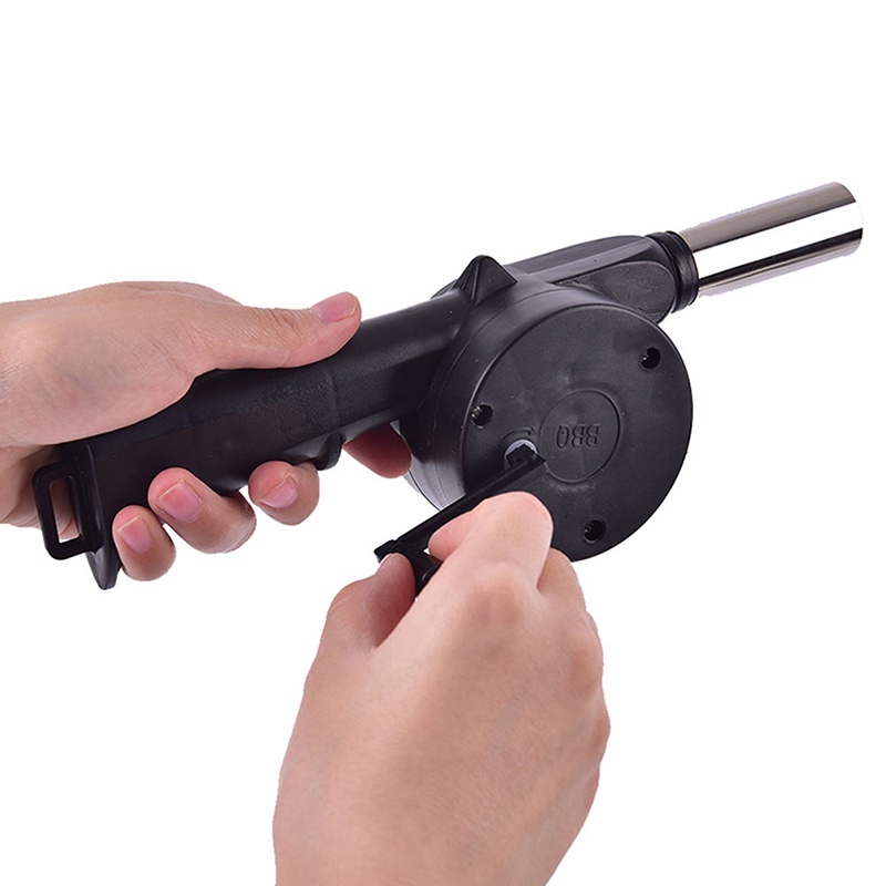 FAUSE Outdoor Cooking Bbq Fan Air Blower For Barbecue Fire Bellows Hand ...