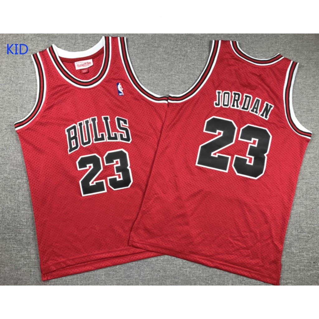 kid young children new Chicago Bulls 23 Michael BULLS retro embroidery