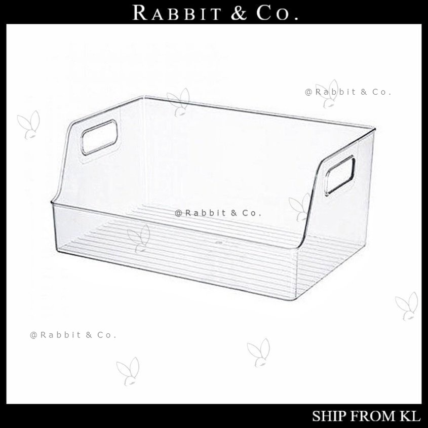 R&C Multipurpose Transparent Book Storage Box Acrylic Container ...