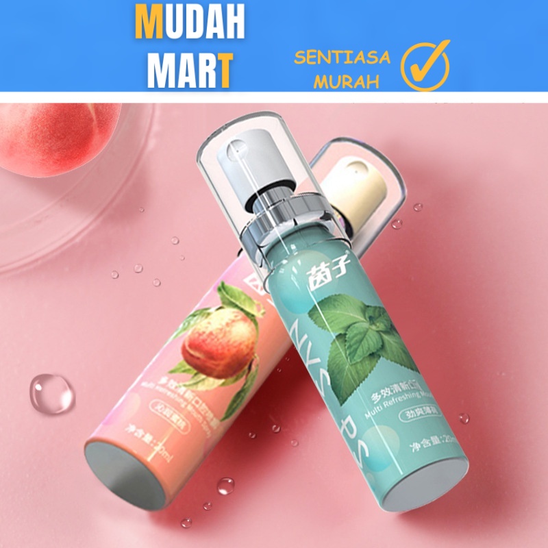 Yinzi breath freshener peach oral spray lasting type to remove bad