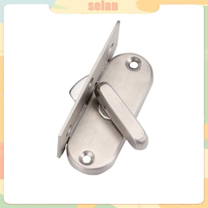 SELAN 90 Degree Slide Gate Hasp Latches Lock Right Angle Door for Latch