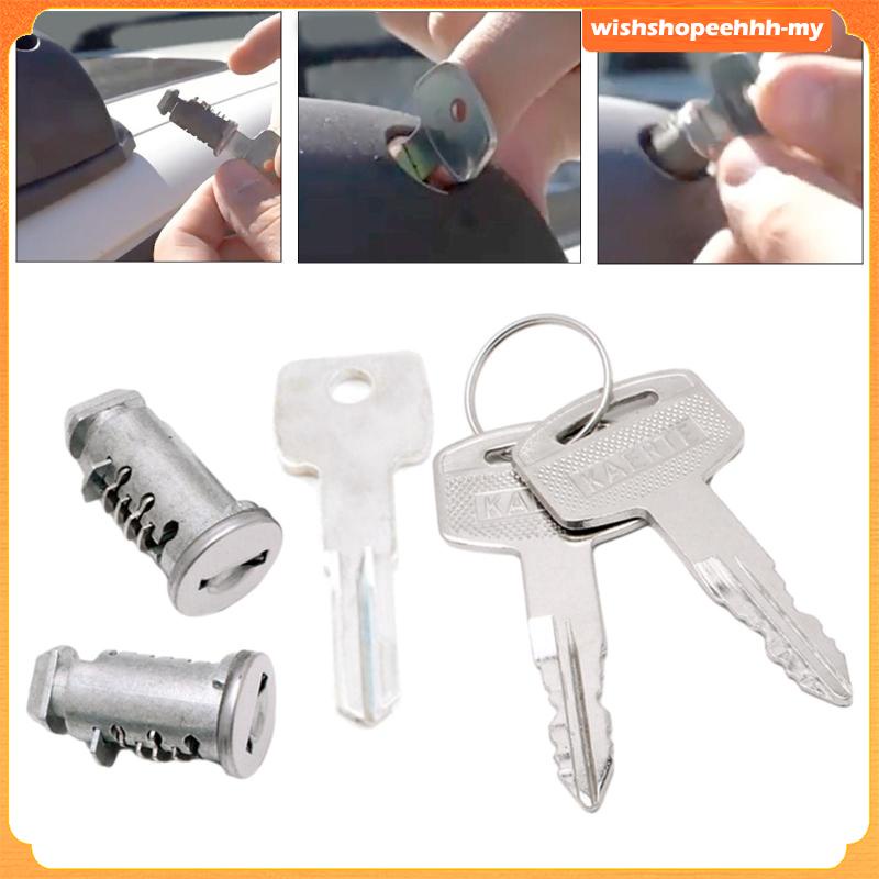 2x Lock Cylinders for Car Racks System Lock Rack