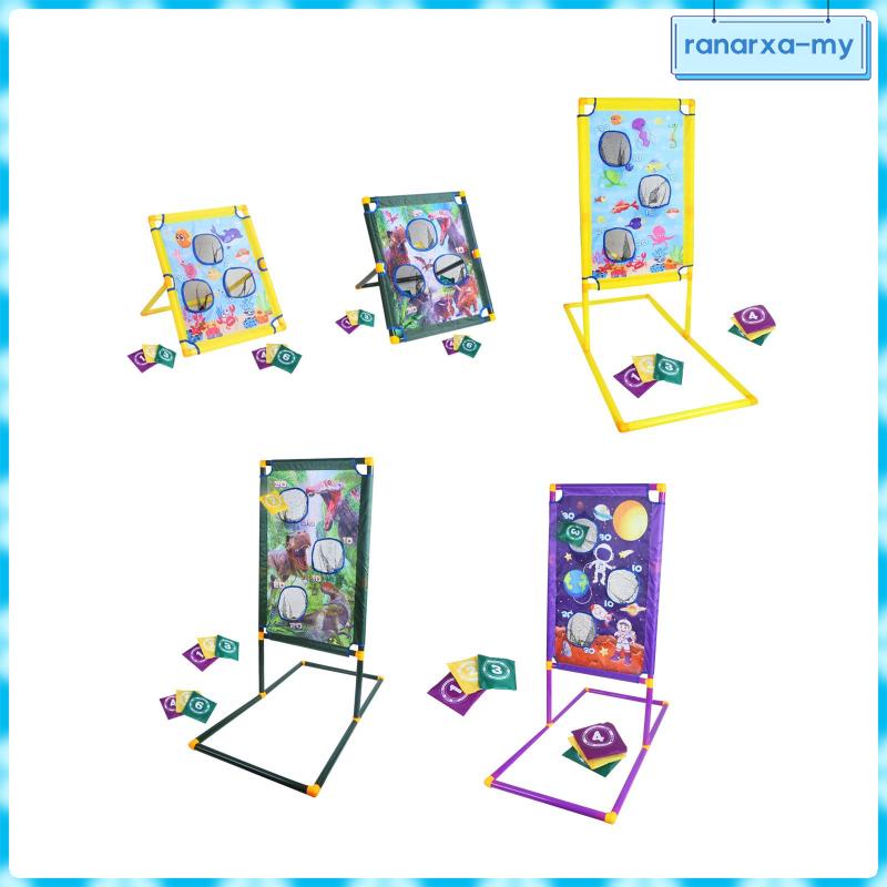[RanarxaMY] Mini Cornhole Outdoor Toss Gaming, Bean Bags Toss Game Toy, Outdoor Toss Game Kids
