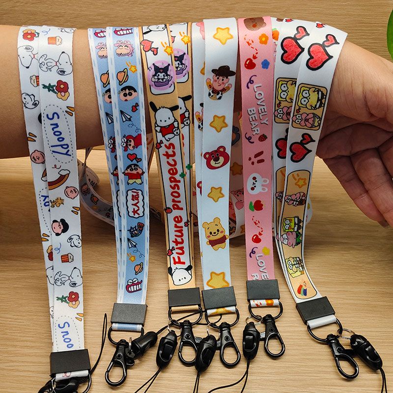 Card Holder Lanyard Work Card Badge Sling Hanging Neck Long Rope Bus ...