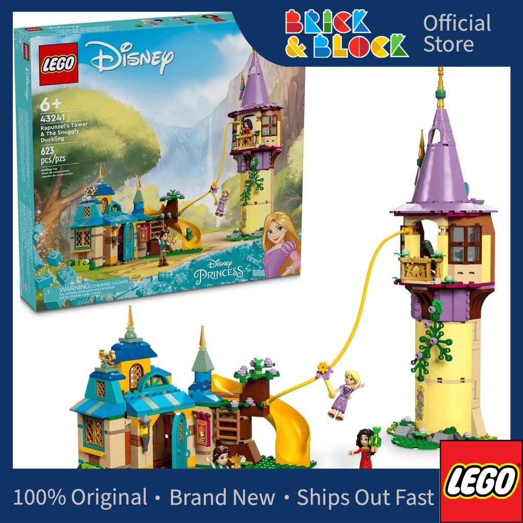 LEGO 43241 Rapunzel's Tower & The Snuggly Duckling | LEGO Disney ...