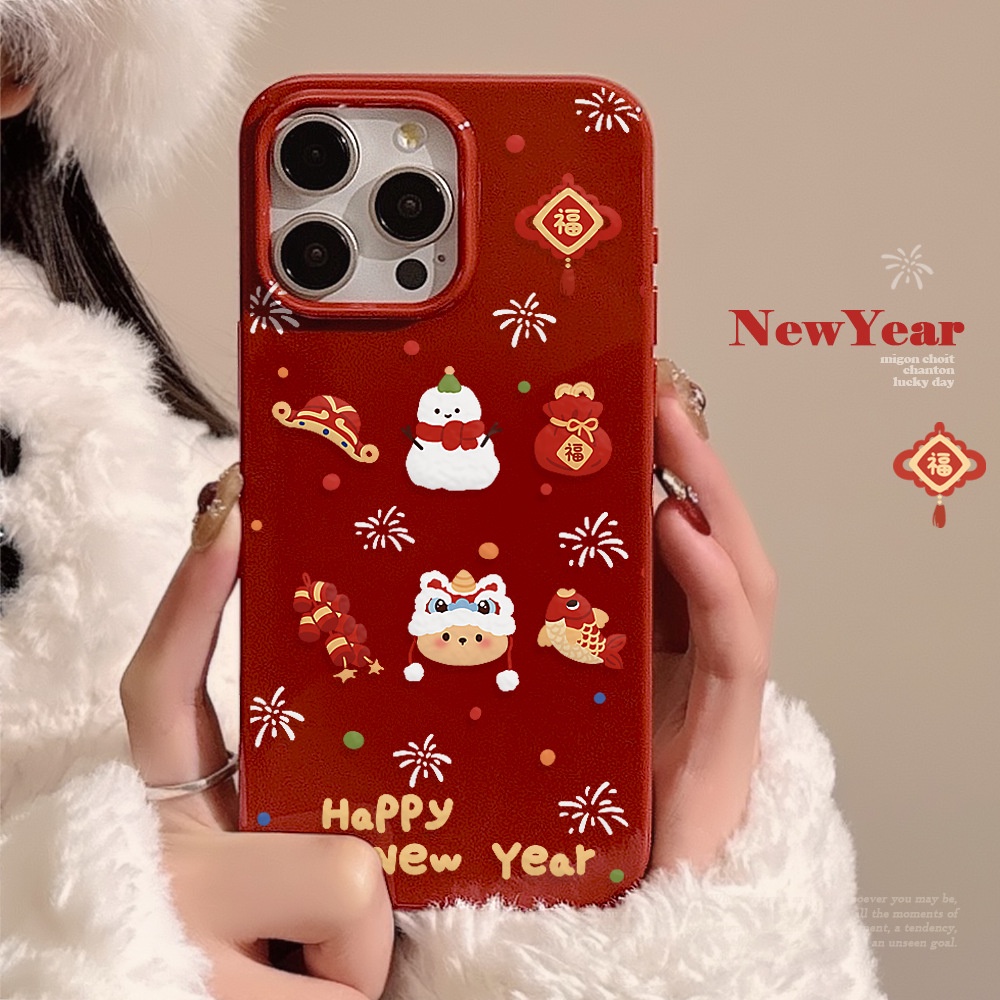 Chinese New Year 2024 Cute Bear Cartoon Silicone Case For Iphone 15 X   Sg 11134201 7rbmo Lq1jzahke9zb0a