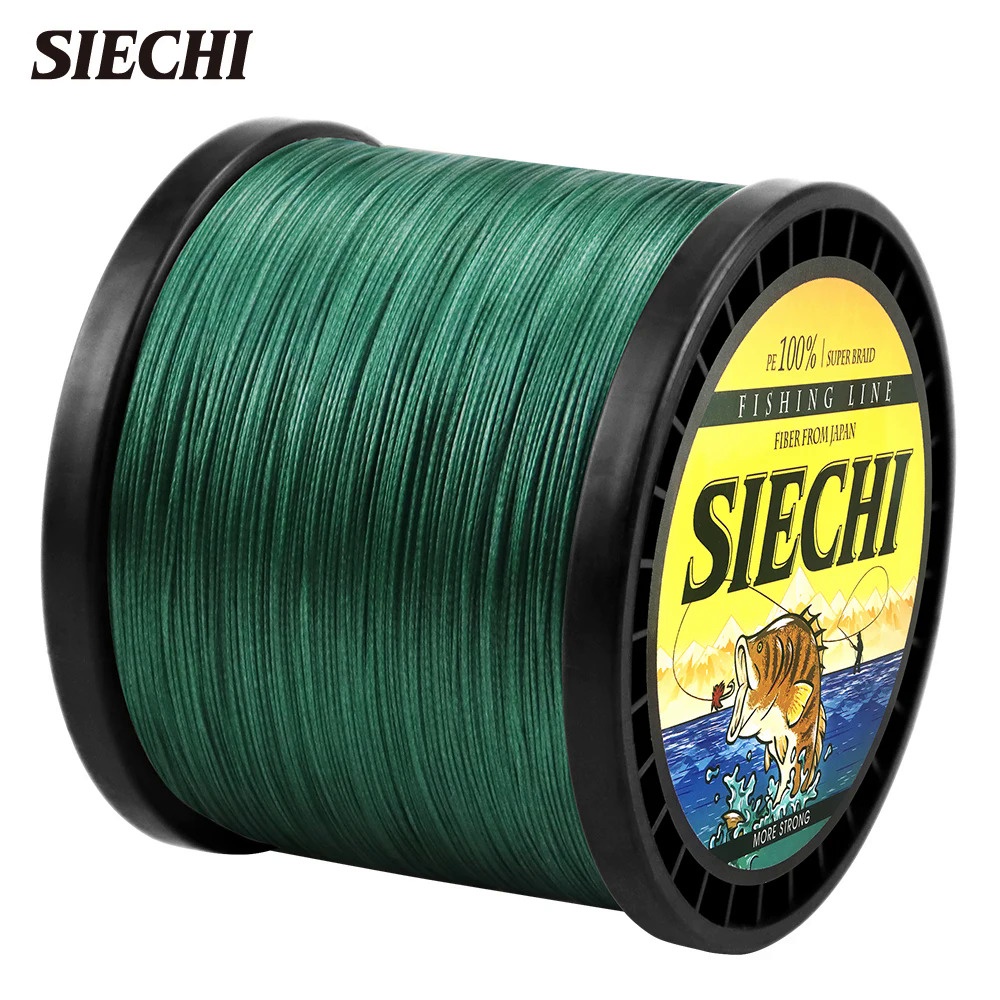 SIECHI Fast Sinking Line 4 Strands PE Line with Performance Fibers High  Specific Gravity 300M 500M 1000M Braid Line 2020 NEW Fishing Wire PE Braided  Line For Fishing Tali Pancing Braided Fishing