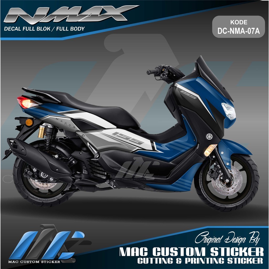 DECAL NMAX NEW - FULL BLOCK NMAX STICKER 2020 2021 2022 - DC NMA 07 ...