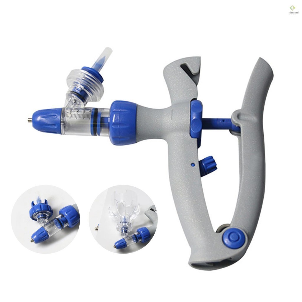 Cattle Syringe Adjustable and Continuous Syringe Injection Animal ...