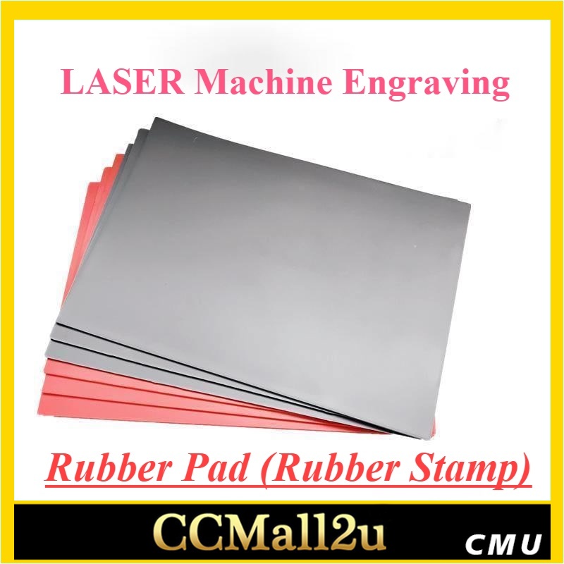 (1 PC) A4 Size Rubber Sheet Pad for Laser Machine Make Rubber Stamp ...