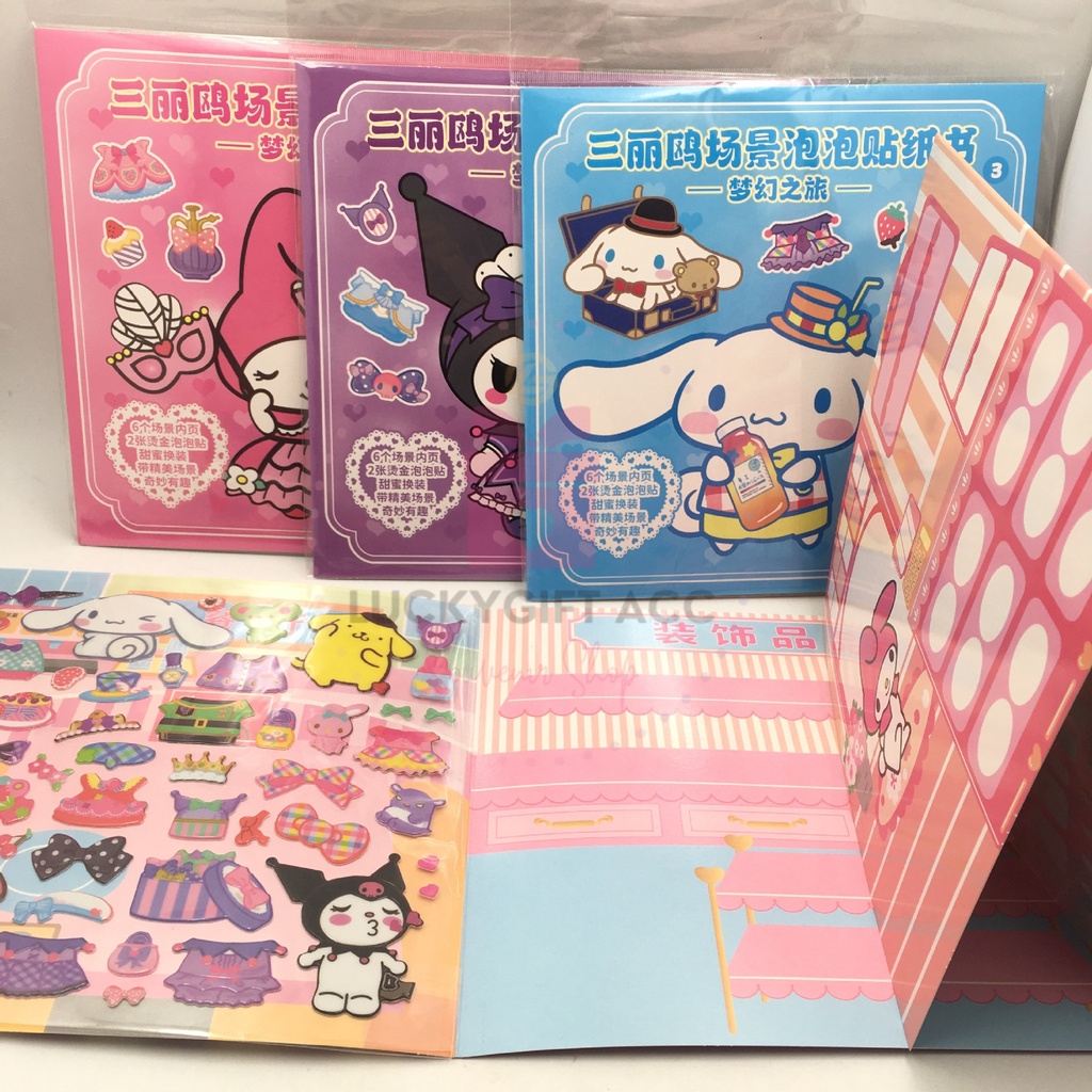 Diy QUIET BOOK SANRIO MOTIF/DIY SANRIO Toy CINNAMOROL MELODY KUROMI ...