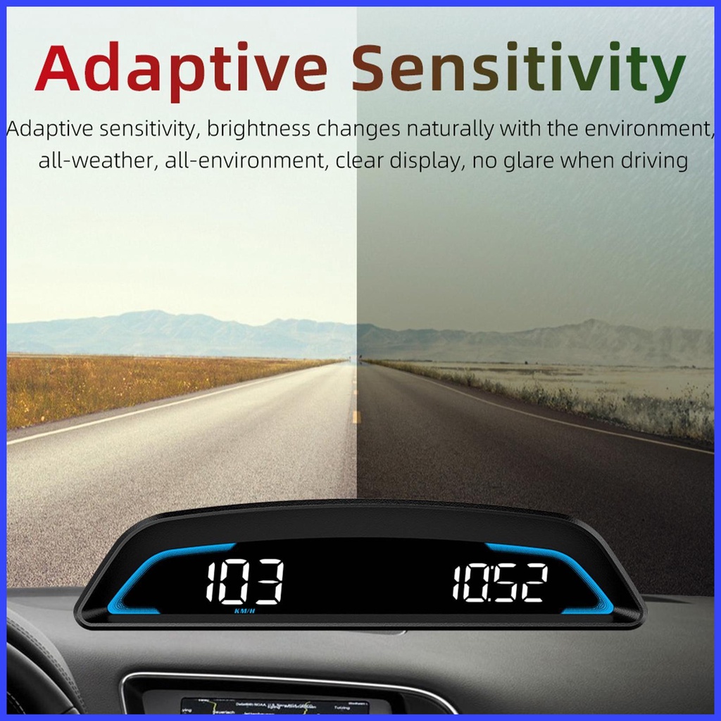 Car HUD Speedometer Universal HeadUp Display HUD Digital Gauges with