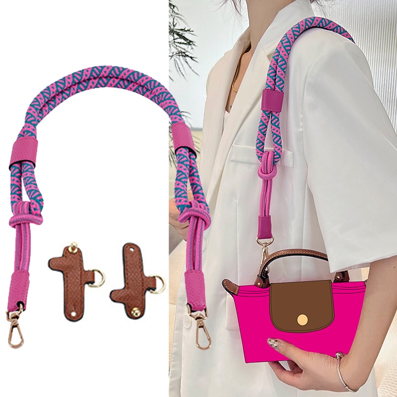 1 Set Bag Strap For Longchamp Trend DIY Mini Bag Modified Nylon Strap ...