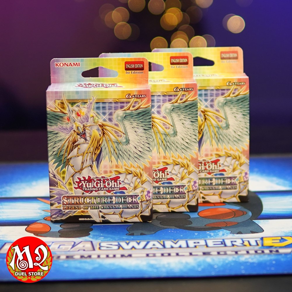Combo 3x Yugioh Legend of the Crystal Beasts Structure Deck - Konami UK ...