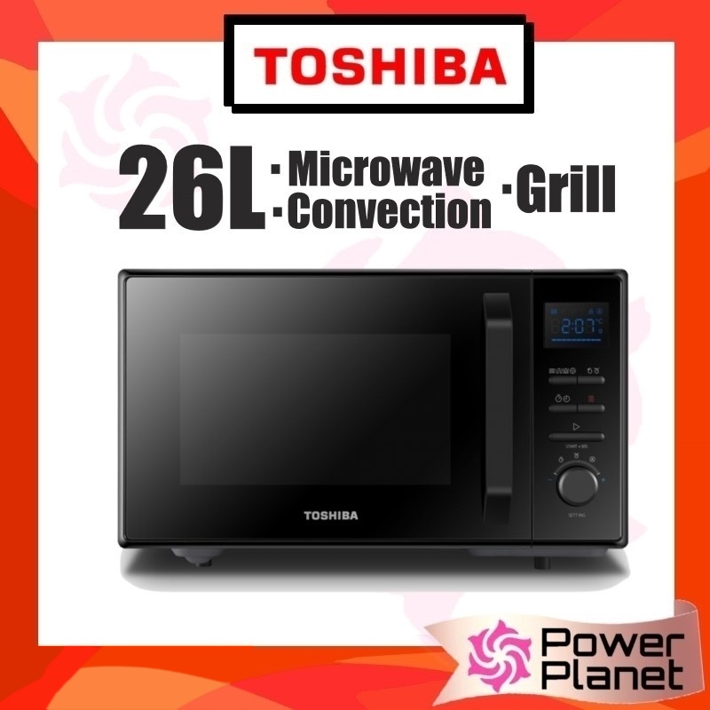 Toshiba 26L MW2AC26TF(BK) Microwave + Grill + Convection MW2AC26TFBK
