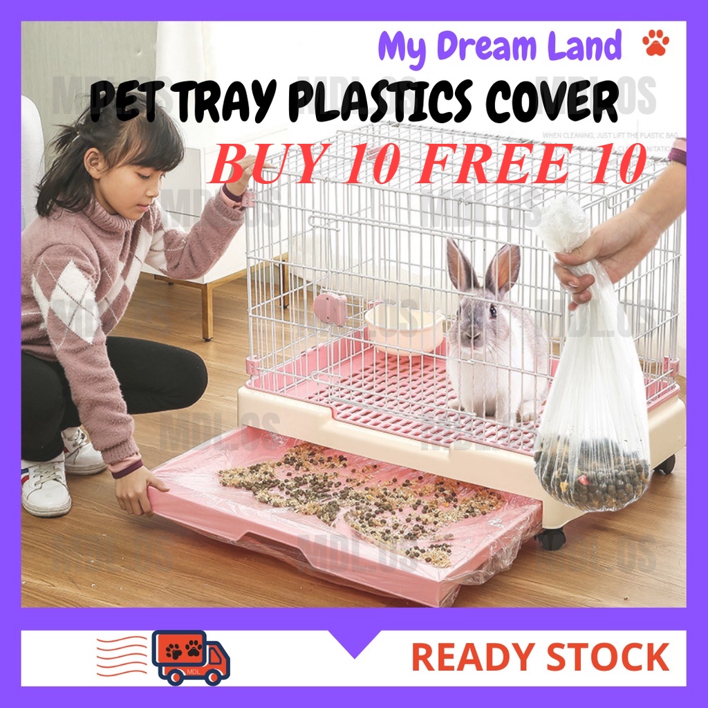 LOCAL DELIVERY-[BUY 10 FREE 10] RABBIT GUINEA PIG PET TRAY ELASTIC ...