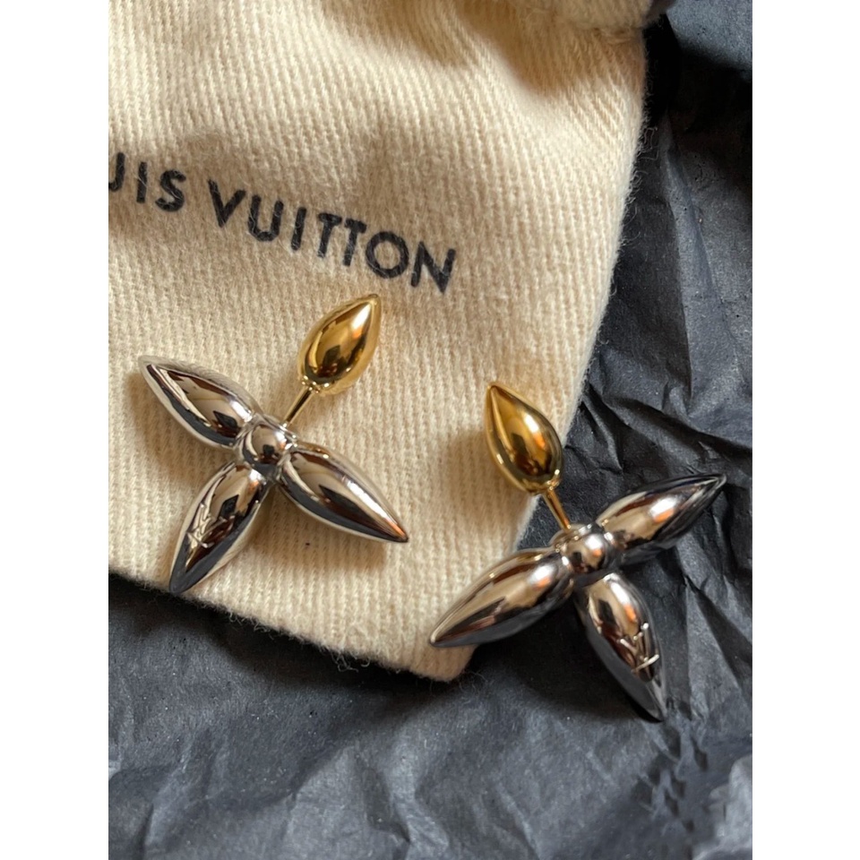 Fashion LV Earring Titanium Steel Waterproof Non Rusting Letter Logo