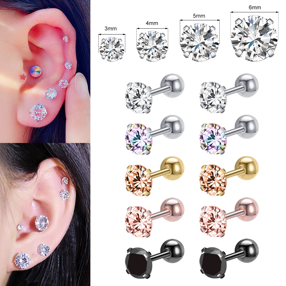 Lot De 250 Perles En Acier Inoxydable Doré - 5 Tailles (2-6 Mm) - Pour Fabrication De Bijoux, Bracelets, Colliers - 9