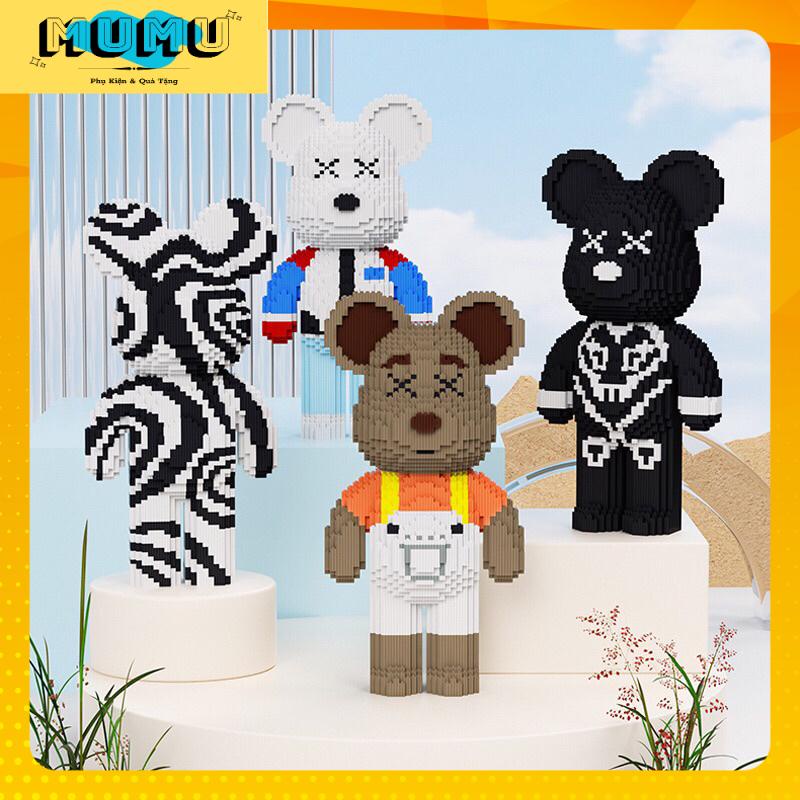 Lego Bearbrick Multi-Color 3D Assembly Model 45cm (D-X) | Shopee Malaysia