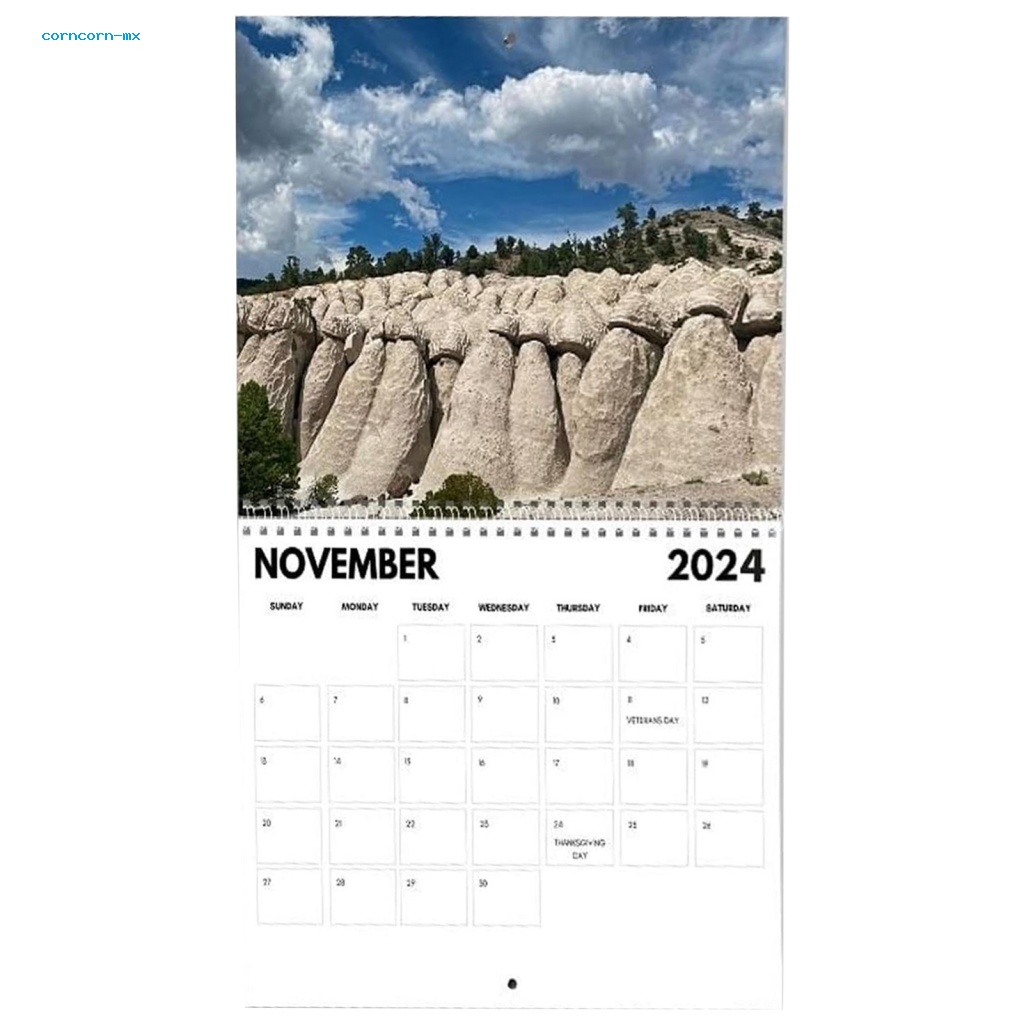 CORN Large Daily Block Calendar Classic Mullet Hairstyles Calendar 2024