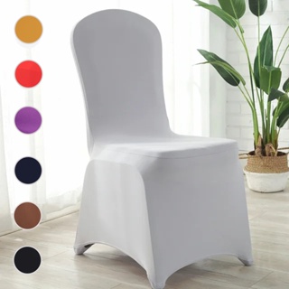 Polyester White Folding Chair Cover Spandex Seat Cover for Wedding - China  Home Decoration and Party Supply price