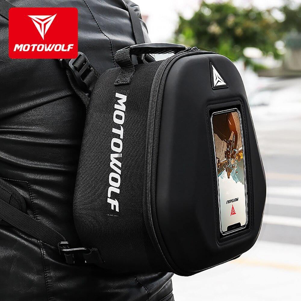 Motowolf Waterproof Motorcycle Backpack Large Capacity Motorbike Fuel ...