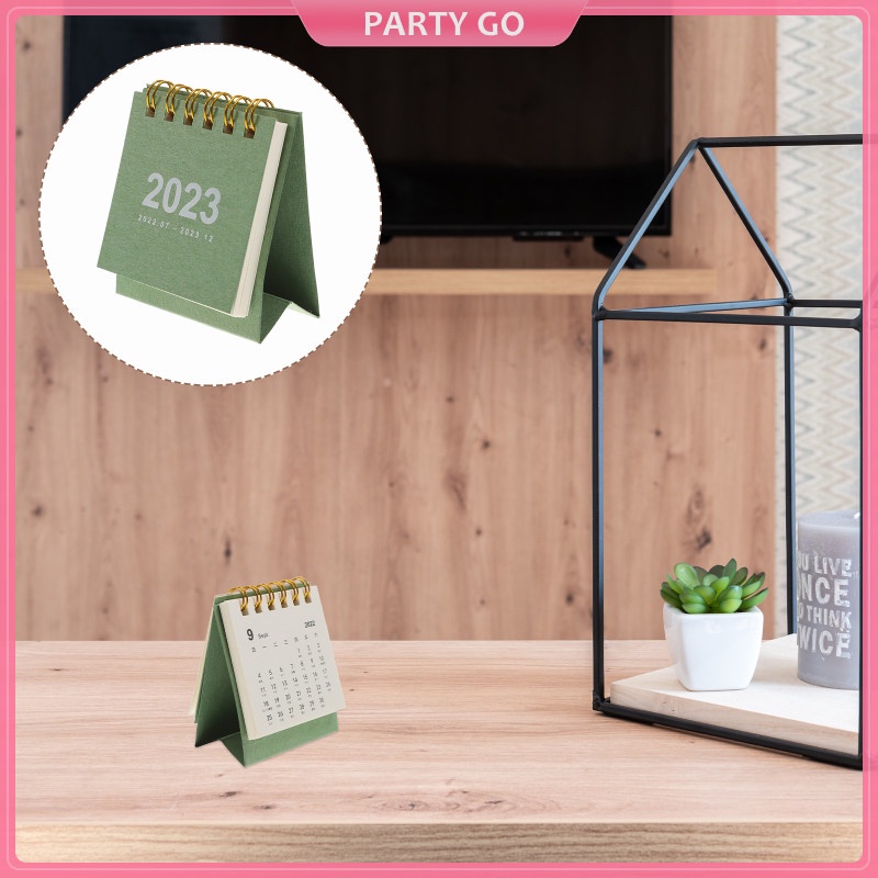 Decorative Paper Calendar Desk Calander School Minimalist Home Easel
