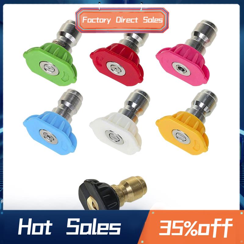 High Pressure Washer Accessories Kit, 7 Power Washer Spray Nozzle Tips