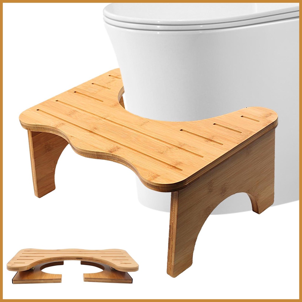 Toilet Potty Stool Foldable Pooping Step Potty Stool Portable Poop