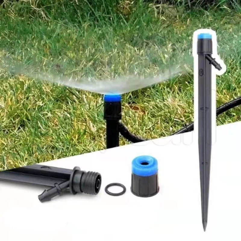 Garden Irrigation Sprinkler Insertion Nozzle 360 Degrees Garden
