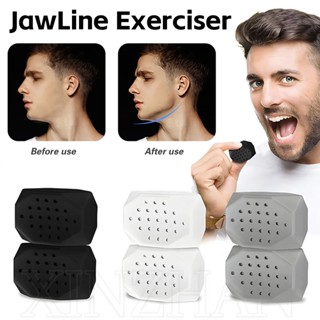 2pcs 50/60Lbs Jaw Exerciser Redefine Jawline Trainer Double Chin Jawliner  Facial Chew Bite Muscle Anti