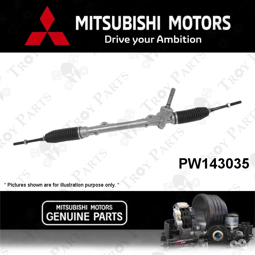 (1pc) Mitsubishi Steering Rack Assy Assembly PW143035 for Proton ...