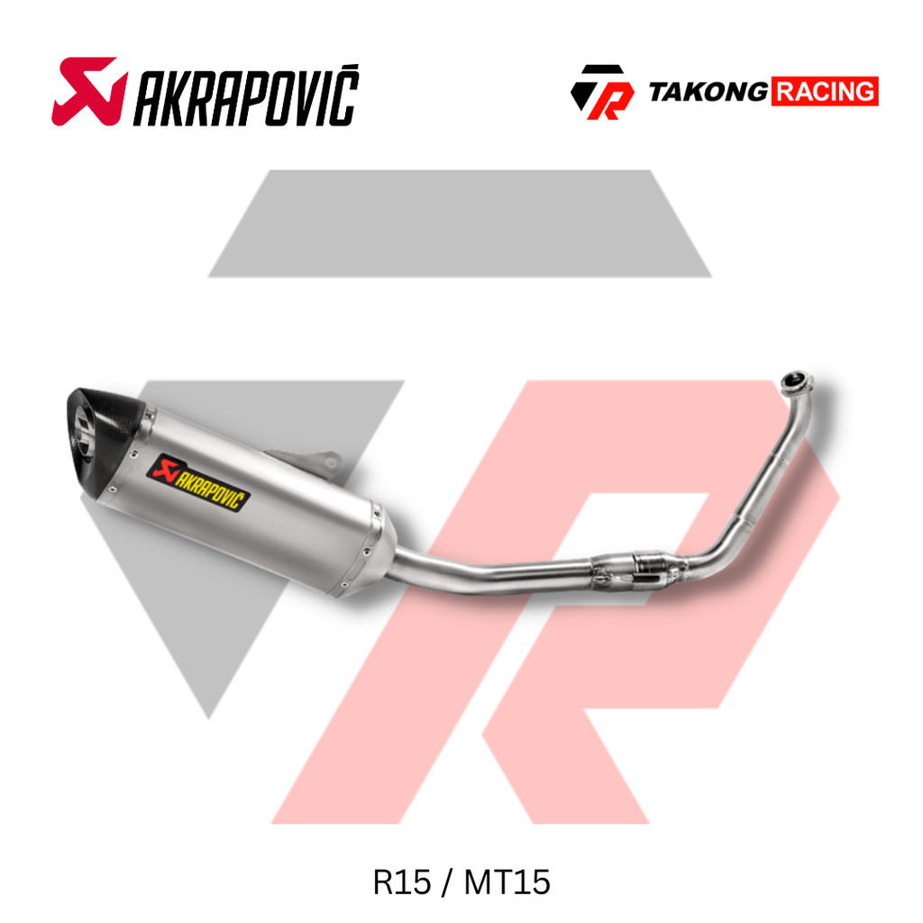 Akrapovic Racing-Line Titanium Full System R15 / MT-15 | Shopee Malaysia