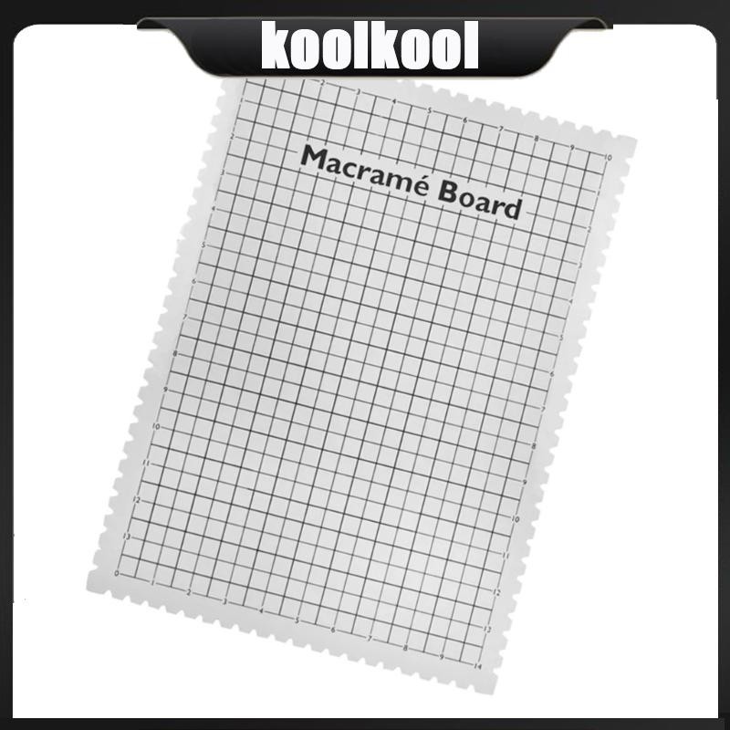 Kool Large Macrames Board with Grids Macrames Project Board Portable ...