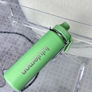 24oz lululemon bottle Vacuum stainless steel thermos Portable yoga fitness water  bottle Outdoor sports water cup