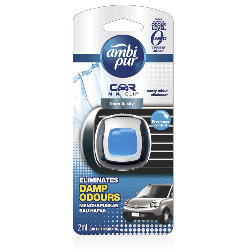 Ambi Pur Car Clip Freshener - Removes 5 major odors! 