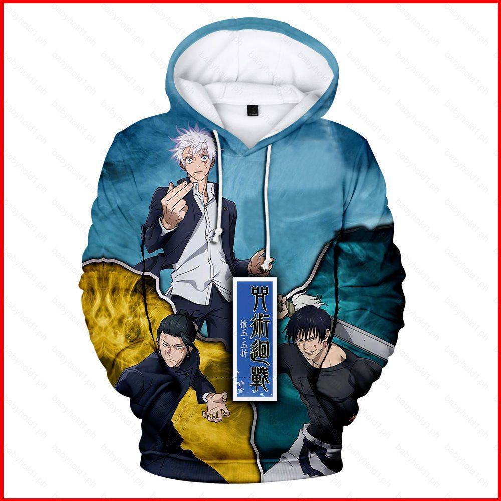 Acg Jujutsu Kaisen Anime Hoodie Long Sleeve Unisex Cosplay Gojo Satoru